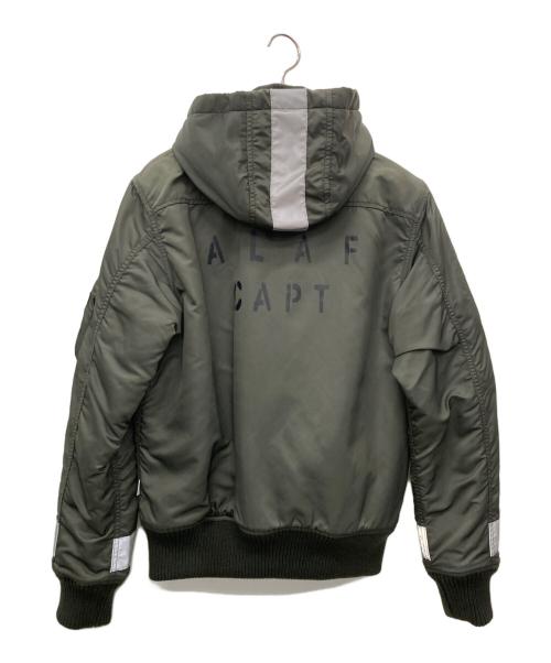 ALPHA（アルファ）ALPHA (アルファ) フライトジャケット オリーブ サイズ:Mの古着・服飾アイテム