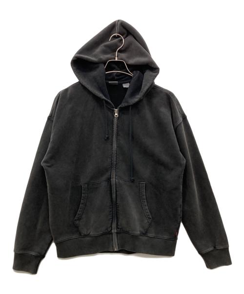 LEVI'S（リーバイス）LEVI'S (リーバイス) HAYES BOXY フルジップ スウェットシャツ ブラック サイズ:Sの古着・服飾アイテム
