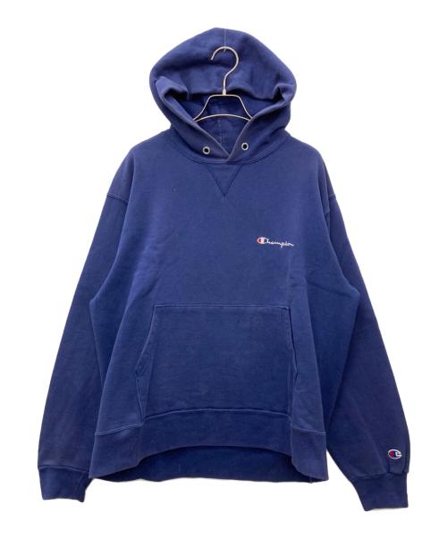 Champion（チャンピオン）Champion (チャンピオン) ロゴフーディパーカー インディゴ サイズ:Ｌの古着・服飾アイテム