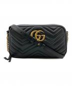 GUCCIグッチ）の古着「GGマーモント」｜ブラック