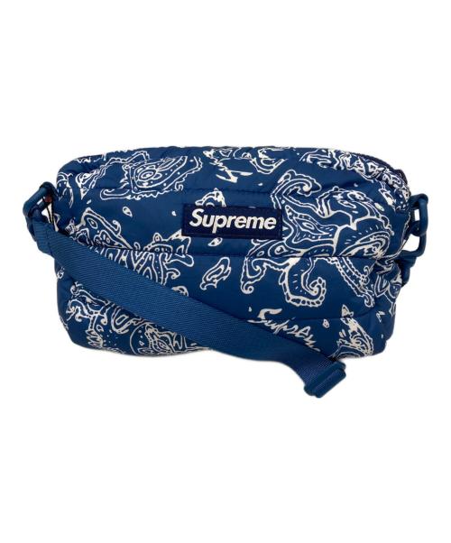 SUPREME（シュプリーム）SUPREME (シュプリーム) ショルダーバッグ ブルーの古着・服飾アイテム