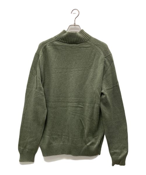 POLO RALPH LAUREN（ポロ・ラルフローレン）POLO RALPH LAUREN (ポロ・ラルフローレン) ハーフジップニット グリーン サイズ:XLの古着・服飾アイテム