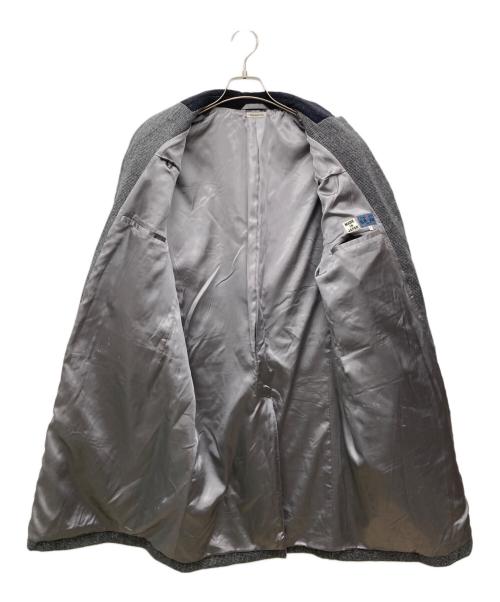 BULE BLUE（ブルーブルー）BULE BLUE (ブルーブルー) チェスターコート グレー サイズ:2の古着・服飾アイテム