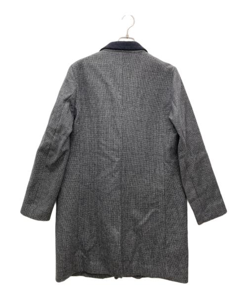 BULE BLUE（ブルーブルー）BULE BLUE (ブルーブルー) チェスターコート グレー サイズ:2の古着・服飾アイテム