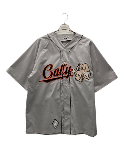 GALFY（ガルフィー）GALFY (ガルフィー) ベースボールシャツ グレー サイズ:XLの古着・服飾アイテム