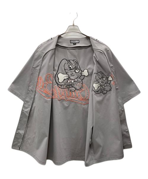 GALFY（ガルフィー）GALFY (ガルフィー) ベースボールシャツ グレー サイズ:XLの古着・服飾アイテム