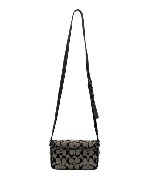 COACH（コーチ）COACH (コーチ) ショルダーバッグ ホワイト×ブラックの古着・服飾アイテム