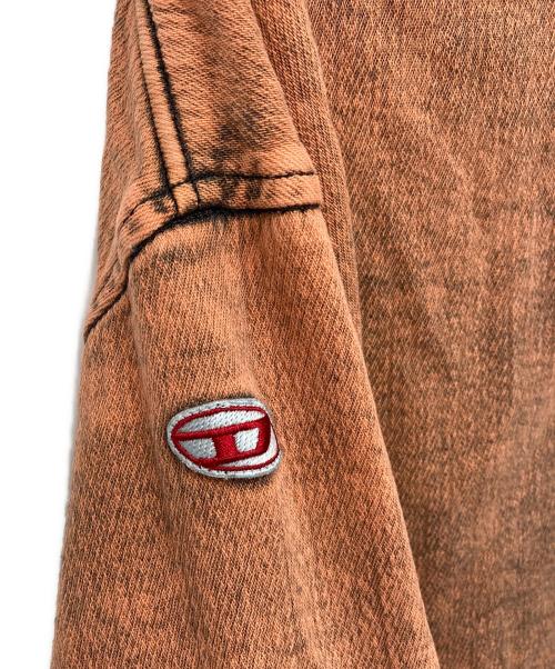 DIESEL（ディーゼル）DIESEL (ディーゼル) スウェット オレンジ サイズ:Ｍの古着・服飾アイテム