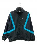 NIKEナイキ）の古着「ドライフィット ウーブン アイコン ジャケット」｜ブラック×ブルー