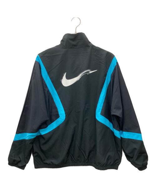 NIKE（ナイキ）NIKE (ナイキ) ドライフィット ウーブン アイコン ジャケット ブラック×ブルー サイズ:L 未使用品の古着・服飾アイテム