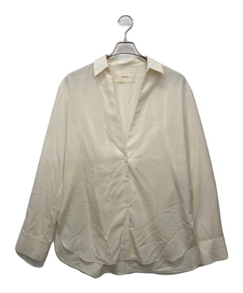 TODAYFUL（トゥデイフル）TODAYFUL (トゥデイフル) シルキースキッパーシャツ アイボリー サイズ:FREE 未使用品の古着・服飾アイテム