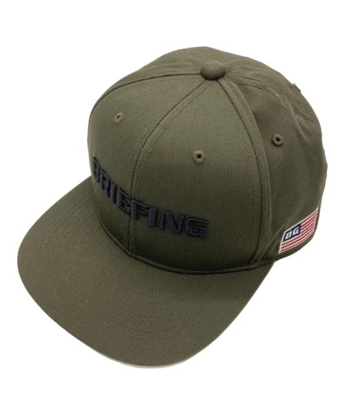 BRIEFING（ブリーフィング）BRIEFING (ブリーフィング) キャップ オリーブの古着・服飾アイテム
