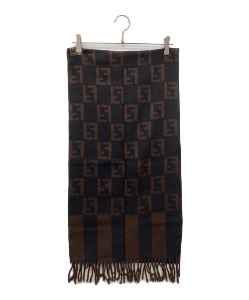 FENDI（フェンディ）FENDI (フェンディ) マフラー ブラウンの古着・服飾アイテム