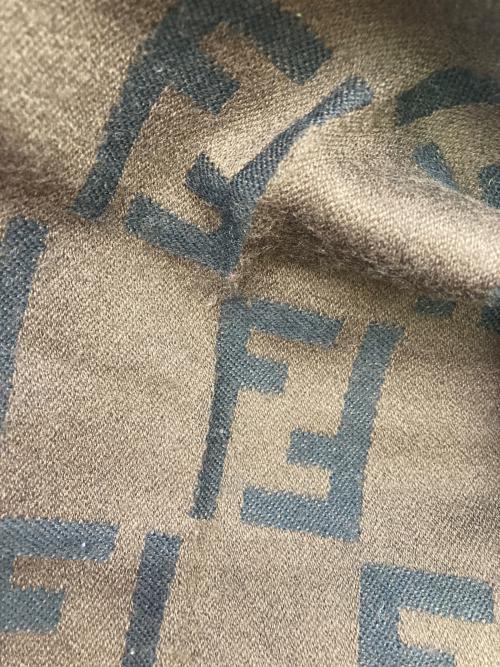 FENDI（フェンディ）FENDI (フェンディ) マフラー ブラウンの古着・服飾アイテム