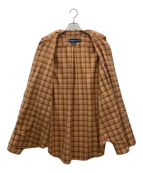 RALPH LAUREN（ラルフローレン）RALPH LAUREN (ラルフローレン) ボタンダウンシャツ ブラウン サイズ:XLの古着・服飾アイテム