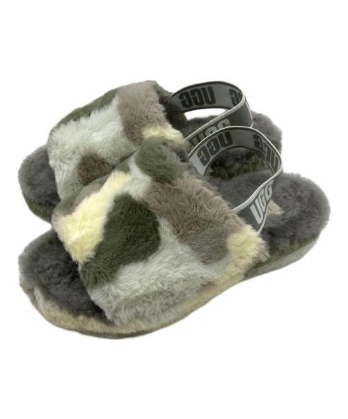 UGG（アグ）UGG (アグ) ファーサンダル マルチカラー サイズ:22.0cmの古着・服飾アイテム