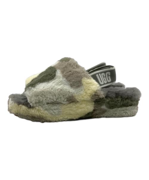 UGG（アグ）UGG (アグ) ファーサンダル マルチカラー サイズ:22.0cmの古着・服飾アイテム