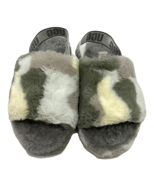 UGG（アグ）UGG (アグ) ファーサンダル マルチカラー サイズ:22.0cmの古着・服飾アイテム