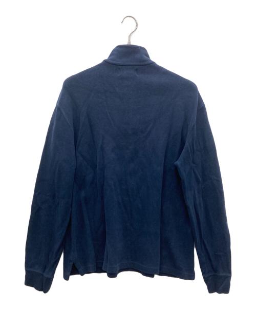 POLO RALPH LAUREN（ポロ・ラルフローレン）POLO RALPH LAUREN (ポロ・ラルフローレン) ハーフジップスウェット ネイビー サイズ:Ｍの古着・服飾アイテム