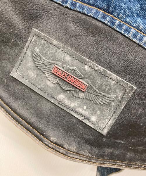 HAREY DAVIDSON（ハーレーダビッドソン）HAREY DAVIDSON (ハーレーダビッドソン) デニムジャケット インディゴ サイズ:Ｌの古着・服飾アイテム