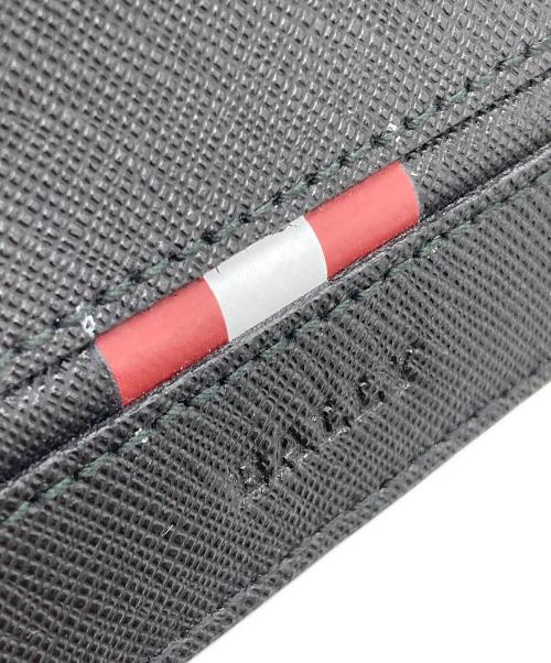 BALLY（バリー）BALLY (バリー) PERCYLL O Safrano Card Holder ブラックの古着・服飾アイテム