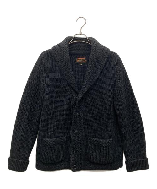 Joe McCOY（ジョーマッコイ）Joe McCOY (ジョーマッコイ) ショールカラーカーディガン ブラック サイズ:38の古着・服飾アイテム