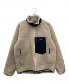 Patagoniaパタゴニア）の古着「フリースジャケット」｜アイボリー