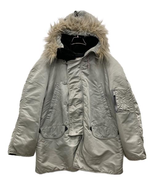 ALPHA（アルファ）ALPHA (アルファ) N-3Bタイプコート グレー サイズ:Mの古着・服飾アイテム