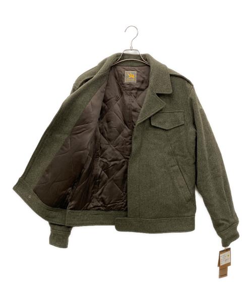 SPIEWAK（スピワック）SPIEWAK (スピワック) ツイードジャケット カーキ サイズ:Lの古着・服飾アイテム