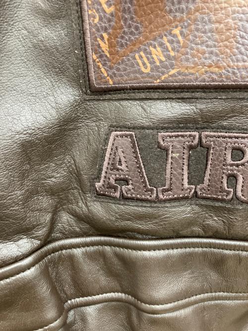 AVIREX（アヴィレックス）AVIREX (アヴィレックス) レザージャケット ダークブラウン サイズ:3XLの古着・服飾アイテム