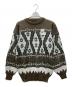 VALENTINO（ヴァレンティノ）の古着「ニット」｜ブラウン×カーキ