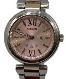 CITIZEN（シチズン）の古着「ソーラー電波時計」｜ピンク