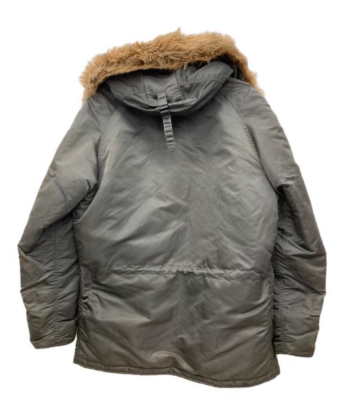 ALPHA（アルファ）ALPHA (アルファ) N-3Bフライトジャケット カーキ サイズ:Mの古着・服飾アイテム