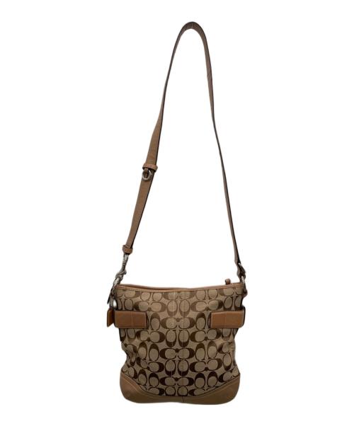 COACH（コーチ）COACH (コーチ) シグネチャー柄 ソーホー ソフトダッフル ショルダーバッグの古着・服飾アイテム