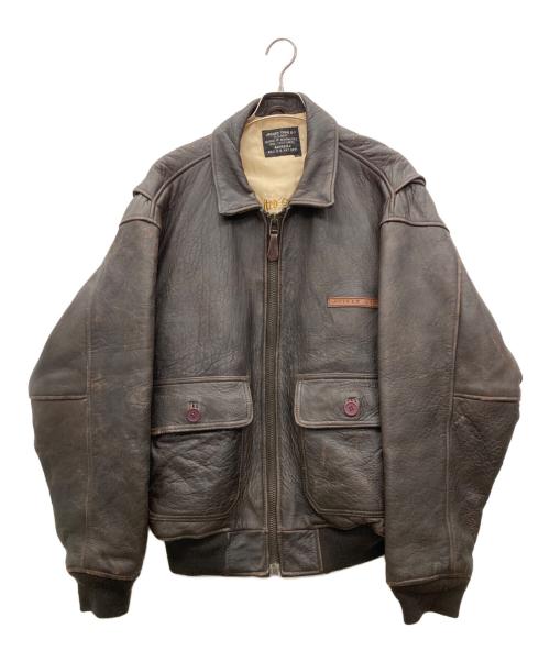 AVIREX（アヴィレックス）AVIREX (アヴィレックス) Ｇ-1フライトジャケット ダークブラウン サイズ:Lの古着・服飾アイテム