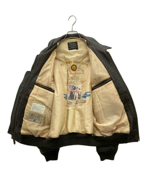 AVIREX（アヴィレックス）AVIREX (アヴィレックス) Ｇ-1フライトジャケット ダークブラウン サイズ:Lの古着・服飾アイテム