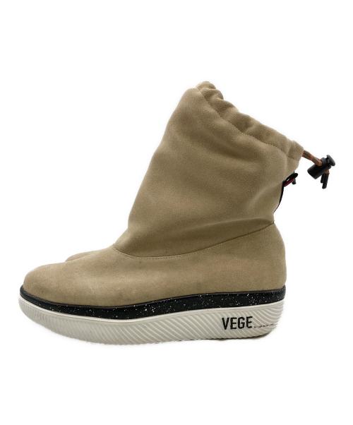 VEGE nouer（ベジ ヌエ）VEGE nouer (ベジ ヌエ) ショートブーツ ベージュ サイズ:38の古着・服飾アイテム