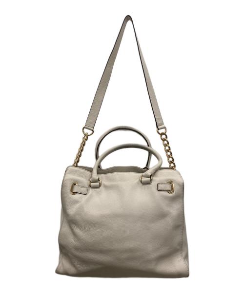 MICHAEL KORS（マイケルコース）MICHAEL KORS (マイケルコース) 2wayハンドバッグ ベージュの古着・服飾アイテム