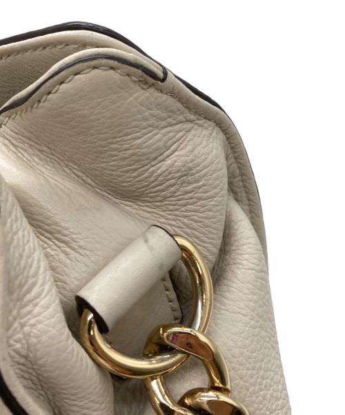 MICHAEL KORS（マイケルコース）MICHAEL KORS (マイケルコース) 2wayハンドバッグ ベージュの古着・服飾アイテム