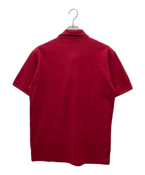 LACOSTE（ラコステ）LACOSTE (ラコステ) 半袖ポロシャツ レッド サイズ:L 未使用品の古着・服飾アイテム
