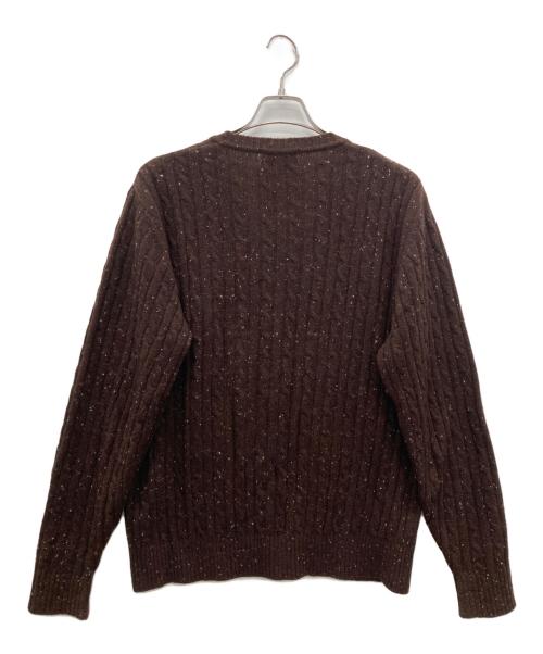 HICKEY FREEMAN（ヒッキーフリーマン）HICKEY FREEMAN (ヒッキーフリーマン) セーター ブラウン サイズ:Mの古着・服飾アイテム