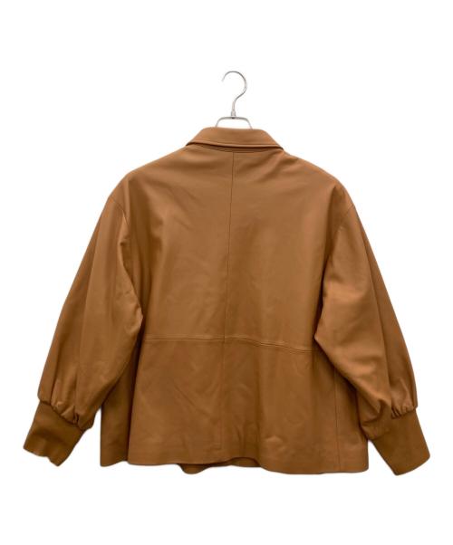 DAMA collection（ダーマコレクション）DAMA collection (ダーマコレクション) ラムレザージャケット ブラウン サイズ:3の古着・服飾アイテム