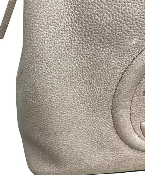GUCCI（グッチ）GUCCI (グッチ) セミショルダーバッグ ピンクの古着・服飾アイテム