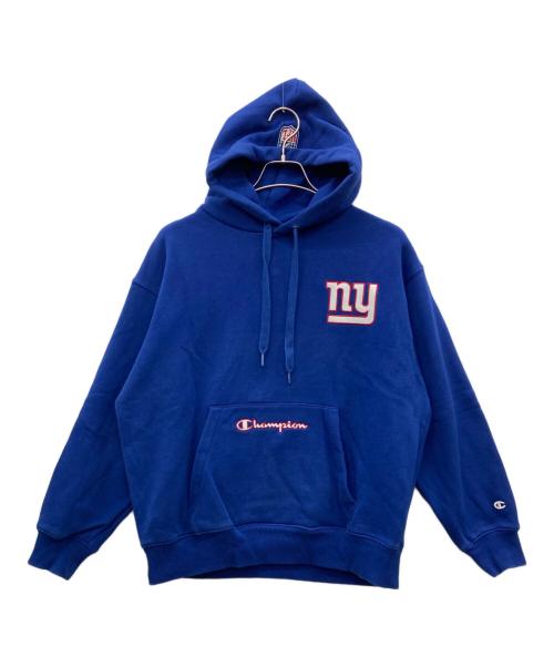 Champion（チャンピオン）Champion (チャンピオン) NFL (ナショナル・フットボール・リーグ) プルオーバーパーカー ブルー サイズ:Mの古着・服飾アイテム