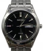 SEIKOセイコー）の古着「ソーラー腕時計」｜ブラック