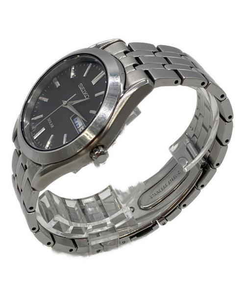 SEIKO（セイコー）SEIKO (セイコー) ソーラー腕時計 ブラックの古着・服飾アイテム