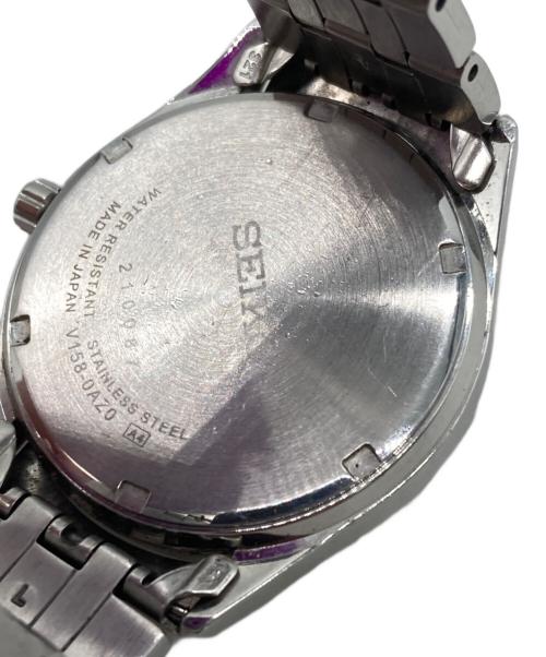 SEIKO（セイコー）SEIKO (セイコー) ソーラー腕時計 ブラックの古着・服飾アイテム