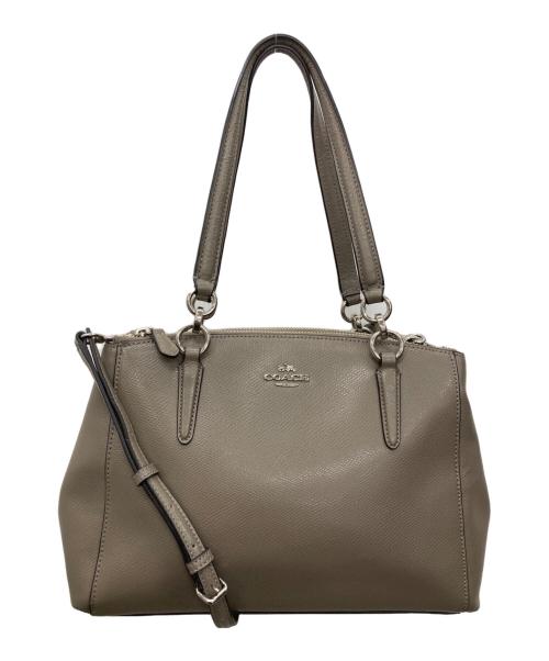 COACH（コーチ）COACH (コーチ) ミニクリスティキャリーオール グレーの古着・服飾アイテム