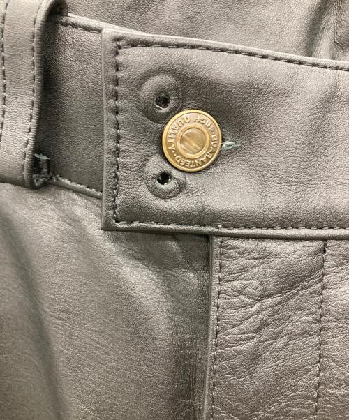 BATES（ベイツ）BATES (ベイツ) レザーパンツ ブラック サイズ:XLの古着・服飾アイテム
