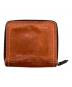 LOEWE (ロエベ) ビッグアナグラムラウンドジップ二つ折りコンパクトウォレット オレンジ：18000円